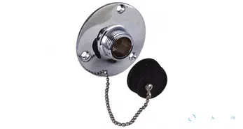 Raccord de pont Perko. Pompe de lavage de pont 1/2" chromée